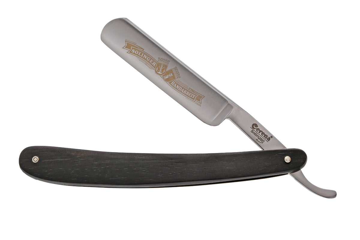 Straight Razor with Ebony Handle – Cerena GmbH